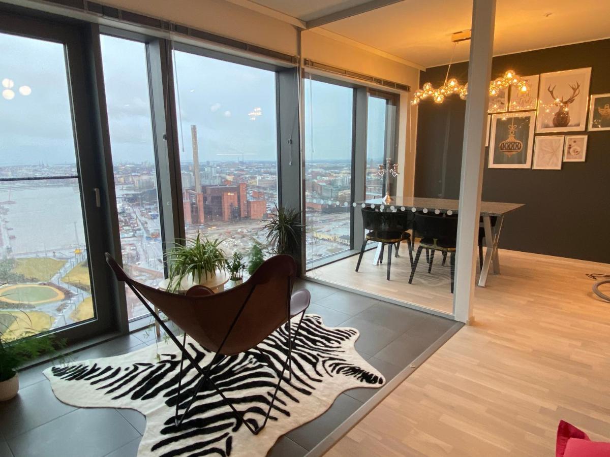 Sky View-27Th Floor Modern Apartment Kids Welcome Helsinki Exterior foto